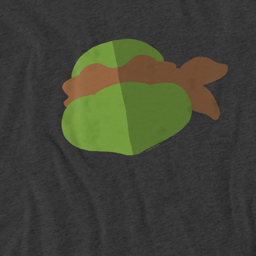 Charcoal - Pack Shot - Teenage Mutant Ninja Turtles Unisex Adult Michelangelo Face T-Shirt