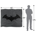 Multicoloured - Pack Shot - Batman Logo Blanket