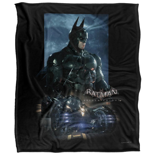 Multicoloured - Back - Batman Arkham Knight Batcycle Blanket