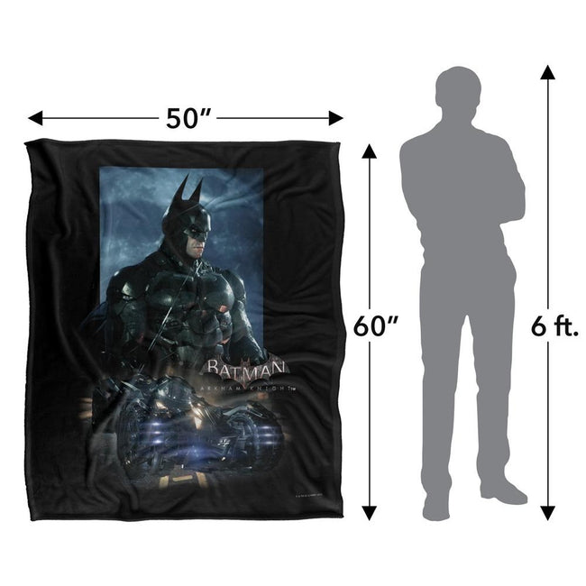 Multicoloured - Pack Shot - Batman Arkham Knight Batcycle Blanket