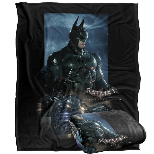 Multicoloured - Front - Batman Arkham Knight Batcycle Blanket