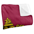 Multicoloured - Side - Harry Potter Gryffindor Crest Blanket