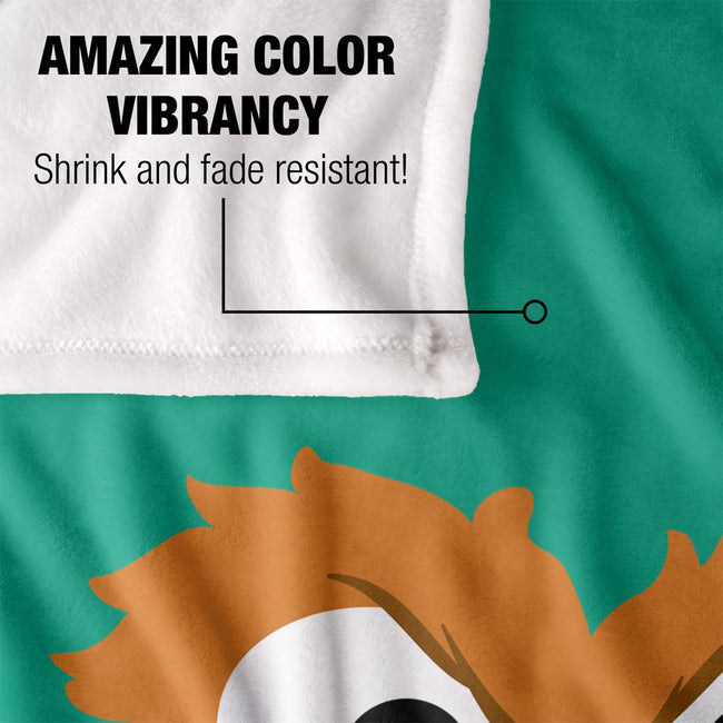 Multicoloured - Lifestyle - Sesame Street Face Oscar The Grouch Blanket