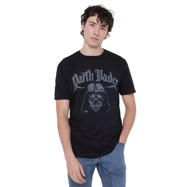 Black - Side - Star Wars Mens Darth Vader T-Shirt