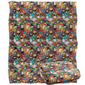 Multicoloured - Side - Harry Potter Chibi Group Blanket