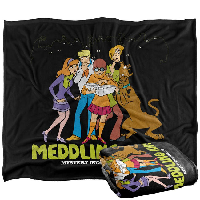 Multicoloured - Side - Scooby Doo Meddling Kids Blanket