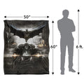Multicoloured - Pack Shot - Batman Arkham Knight Batmobile Blanket