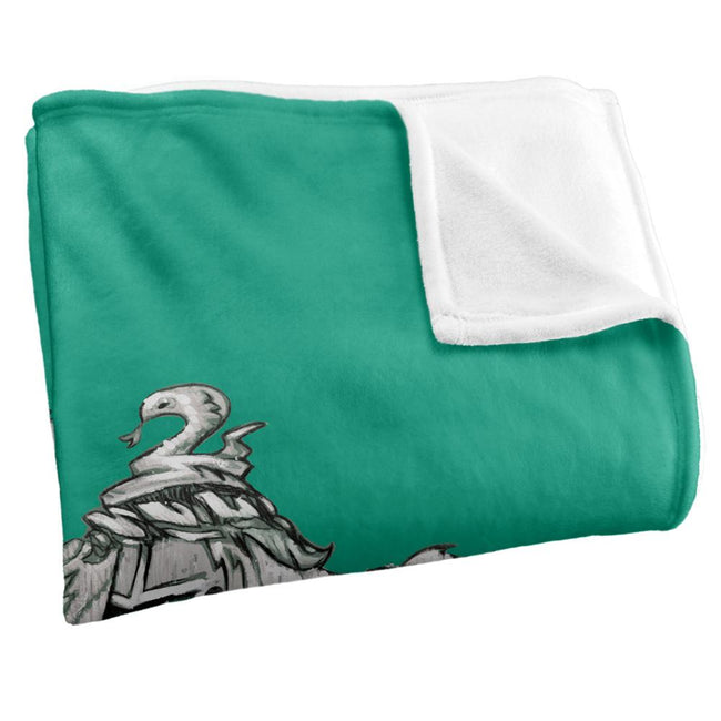 Multicoloured - Back - Harry Potter Slytherin Stitched Crest Blanket