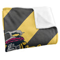 Multicoloured - Back - Harry Potter Hufflepuff Striped Blanket