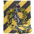 Multicoloured - Side - Harry Potter Hufflepuff Striped Blanket