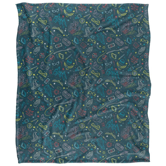 Multicoloured - Front - Harry Potter Assorted Designs Blanket