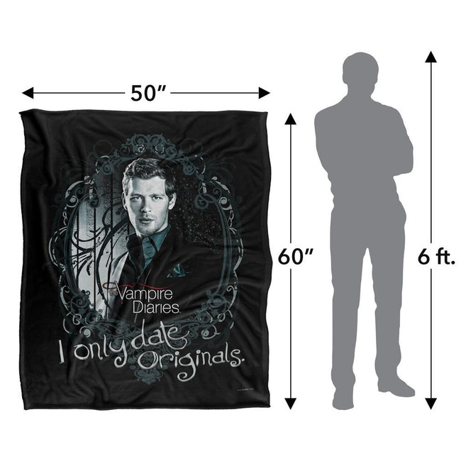 Multicoloured - Pack Shot - Vampire Diaries I Only Date Originals Blanket