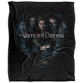 Multicoloured - Front - Vampire Diaries Smokey Blanket