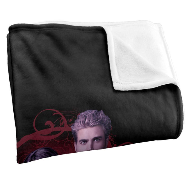Multicoloured - Back - Vampire Diaries Damon, Stefan, Elena Blanket