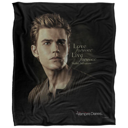 Multicoloured - Front - Vampire Diaries Love Forever, Live Forever Stefan Blanket