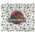 White - Front - Jurassic World Sketch Blanket