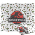 White - Side - Jurassic World Sketch Blanket