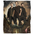 Multicoloured - Front - Supernatural Group Pose Blanket