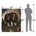 Multicoloured - Pack Shot - Supernatural Group Pose Blanket