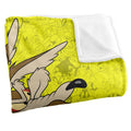 Multicoloured - Back - Looney Tunes Character Collage Wile E Coyote Blanket