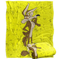 Multicoloured - Side - Looney Tunes Character Collage Wile E Coyote Blanket