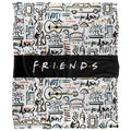 Multicoloured - Front - Friends Logo Blanket