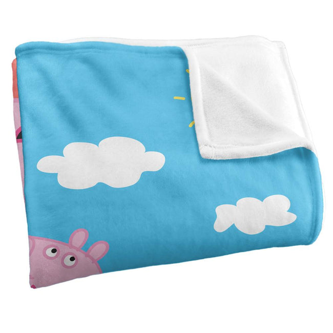 White - Back - Peppa Pig Sun Blanket