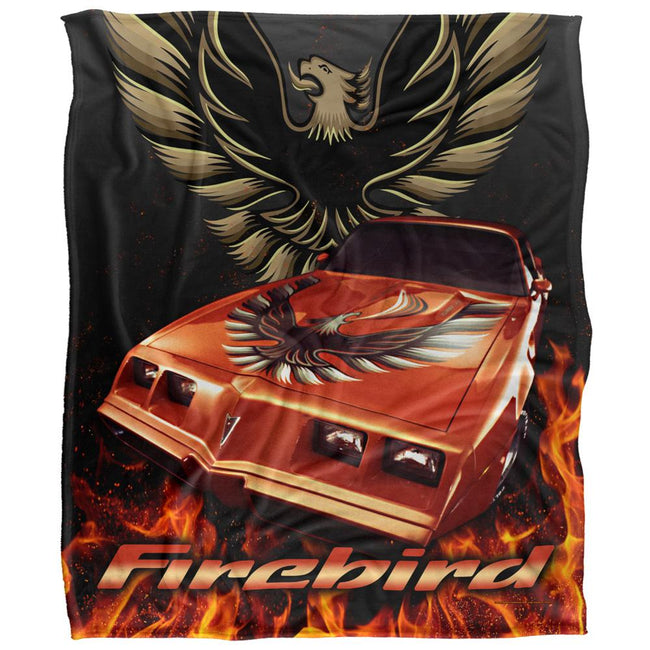 Multicoloured - Front - Pontiac Firebird Flames Blanket