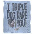 Multicoloured - Front - A Christmas Story Triple Dog Dare Blanket