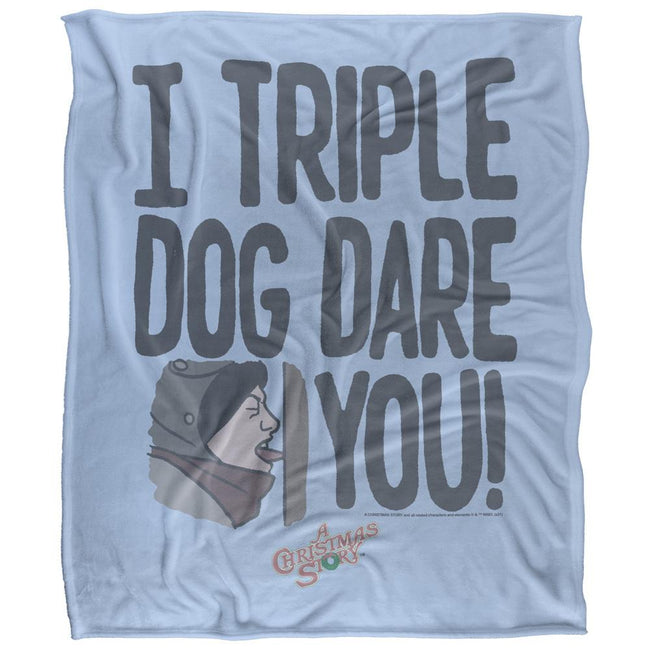 Multicoloured - Front - A Christmas Story Triple Dog Dare Blanket
