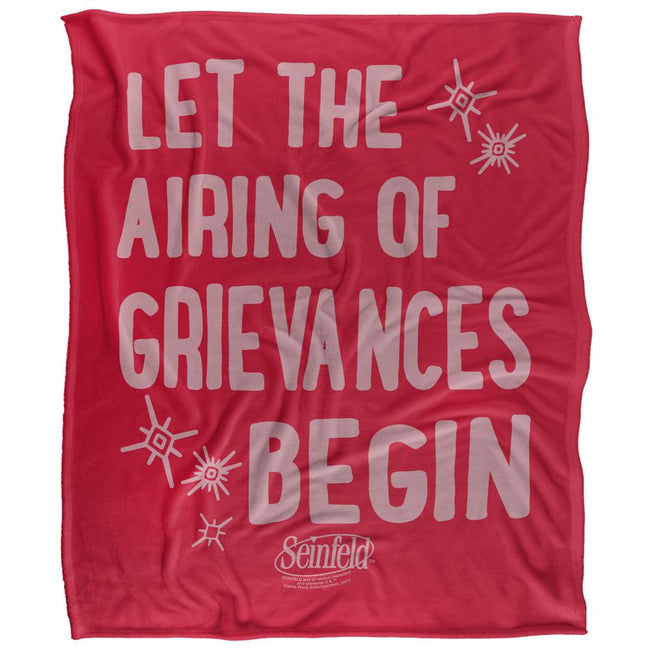 Multicoloured - Front - Seinfeld The Airing Of Greivances Blanket