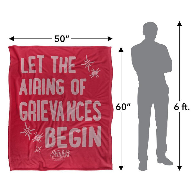 Multicoloured - Pack Shot - Seinfeld The Airing Of Greivances Blanket