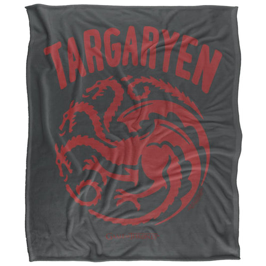 Multicoloured - Front - Game Of Thrones Targaryen Crest Blanket