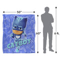 White - Pack Shot - PJ Masks Catboy Blanket