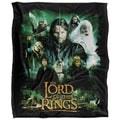 Multicoloured - Front - Lord Of The Rings Group Shot Blanket