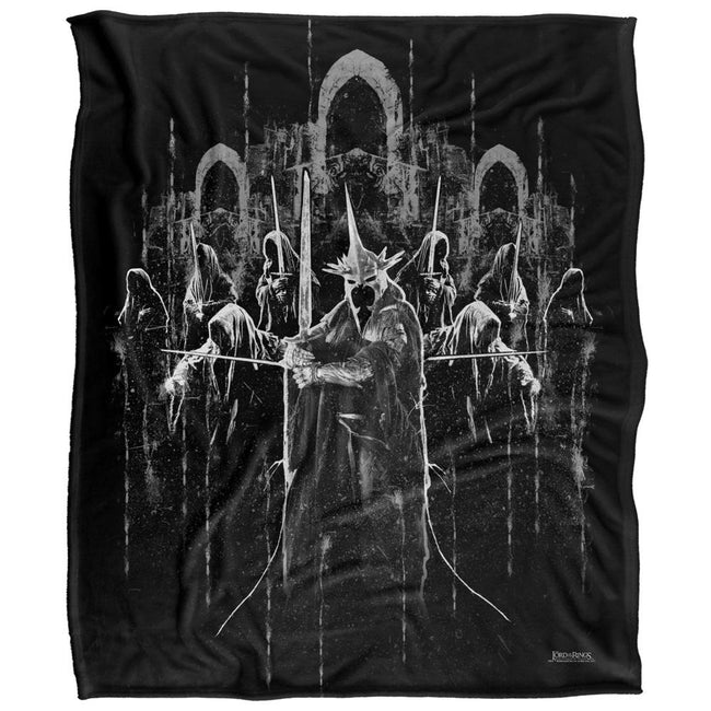 Multicoloured - Front - Lord Of The Rings Ring Wraiths Blanket