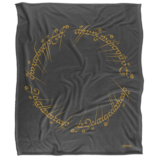 Multicoloured - Front - Lord Of The Rings The One Ring Blanket