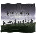 Multicoloured - Front - Lord Of The Rings Fellowship Silhouette Blanket