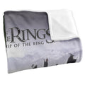 Multicoloured - Back - Lord Of The Rings Fellowship Silhouette Blanket