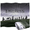 Multicoloured - Side - Lord Of The Rings Fellowship Silhouette Blanket