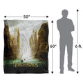 Multicoloured - Pack Shot - Lord Of The Rings Fellowship Movie Poster Blanket
