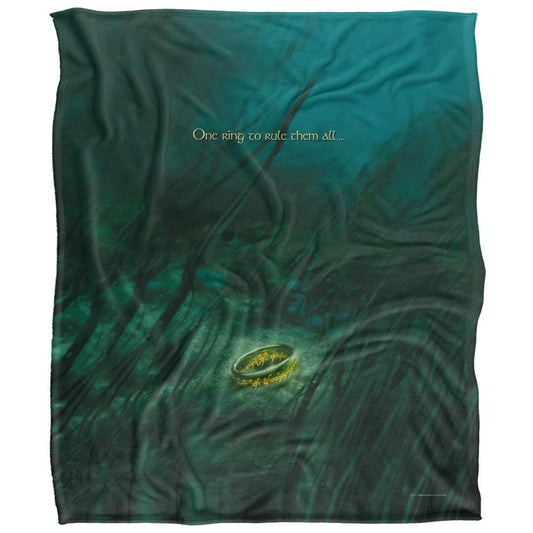 Multicoloured - Front - Lord Of The Rings One Ring To Rule Them All Blanket