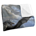 Multicoloured - Back - Lord Of The Rings Dragon Blanket