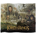 Multicoloured - Front - Lord Of The Rings Movie Poster Blanket