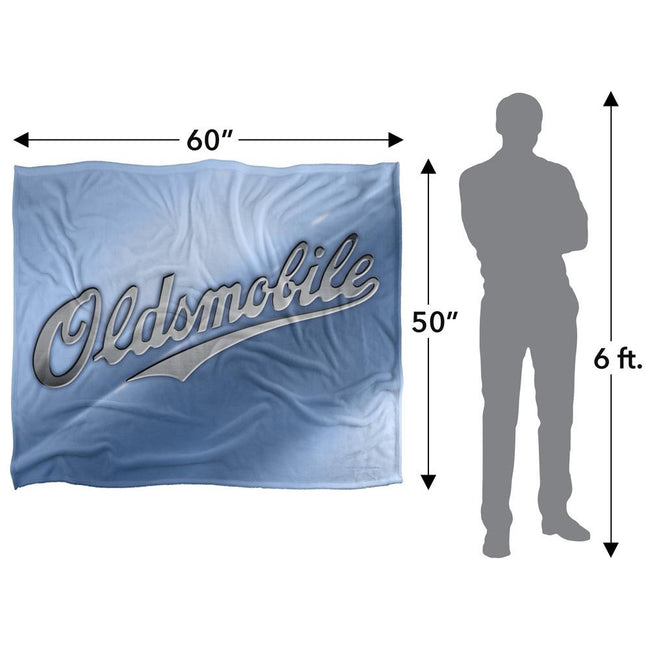 Multicoloured - Pack Shot - Oldsmobile Chrome Logo Blanket