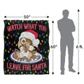 Multicoloured - Pack Shot - Gremlins Watch What You Leave Gizmo Blanket