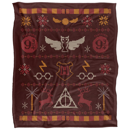 Multicoloured - Front - Harry Potter Fair Isle Blanket