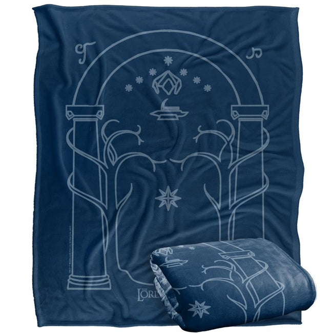 Multicoloured - Side - Lord Of The Rings Mellon Blanket