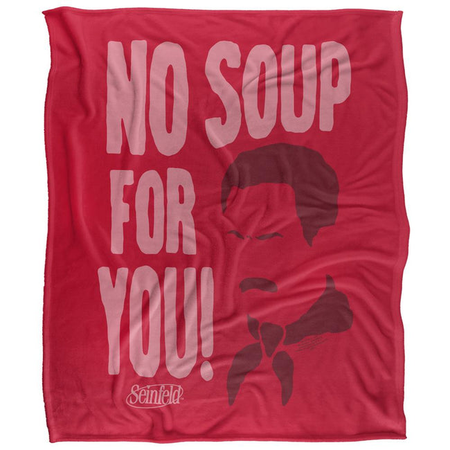 Multicoloured - Front - Seinfeld No Soup For You Blanket