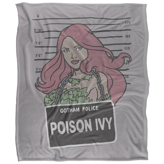 Multicoloured - Front - Batman Line Up Poison Ivy Blanket